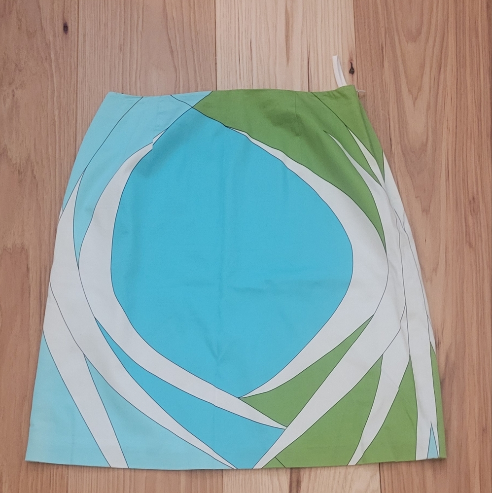 Talbots,Colorful Women's Skirt, stretchy. - Picture 2 of 3